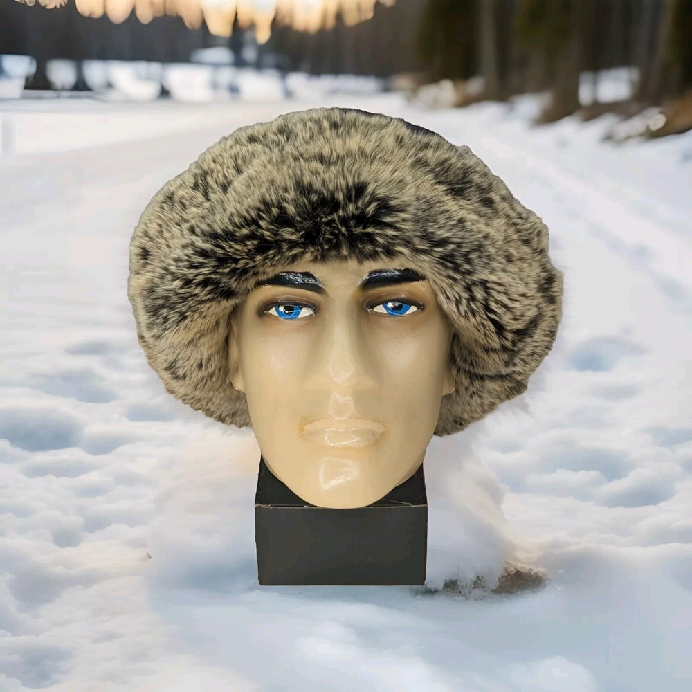Woolrich Rabbit Fur Trim Hat Natural