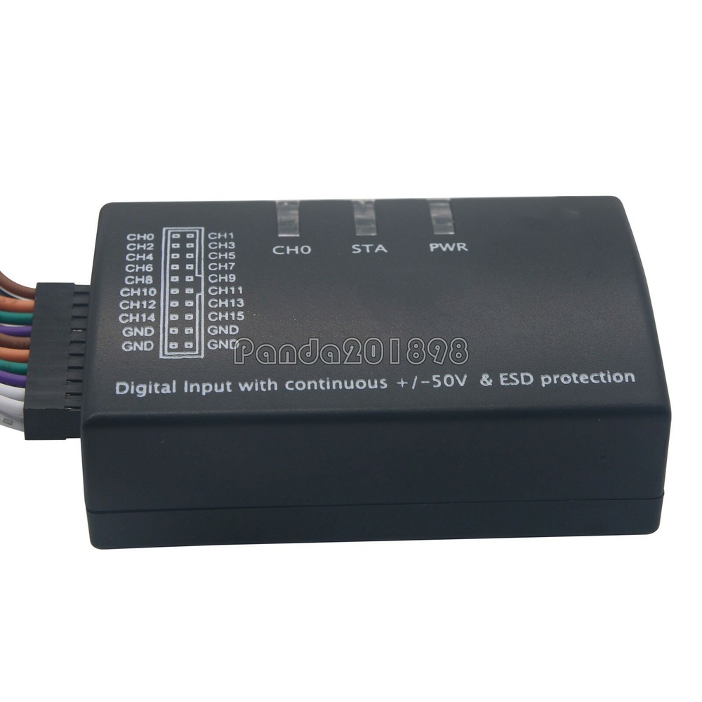 Mini 16 Logic Analyzer USB 100M Max Sample Rate 16CH Version 1.1.34 USA-ship