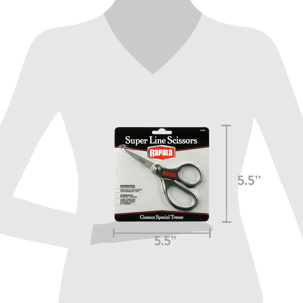 (4 pack) Rapala Superline Scissors