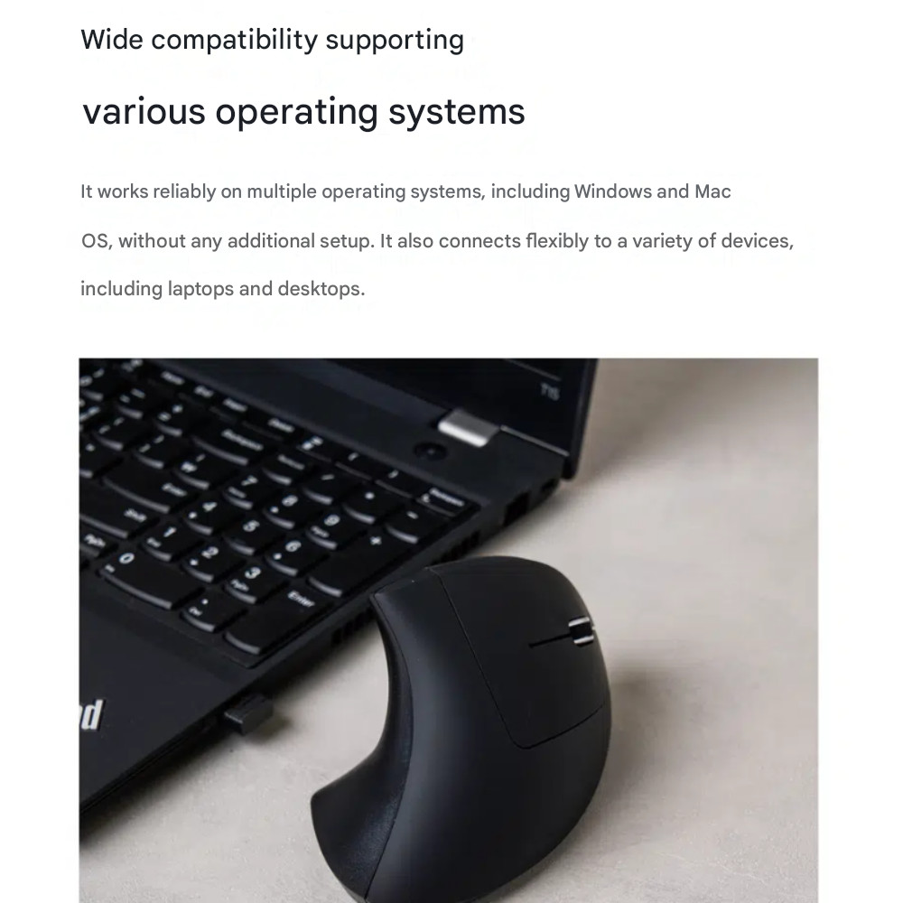 Wireless Vertical 6-Button Mouse