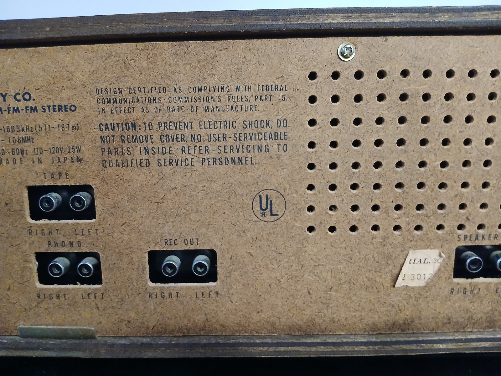 VTG Penncrest 6912A Solid State AM-FM Multiplex Stereo-Free Shippin-Works-S. Vid