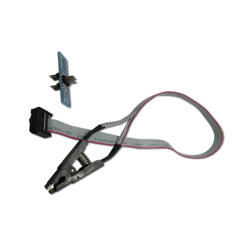 SOIC8 SOP8 Flash Chip IC Test Clips Socket Adpter BIOS/24/25/93 Programmer