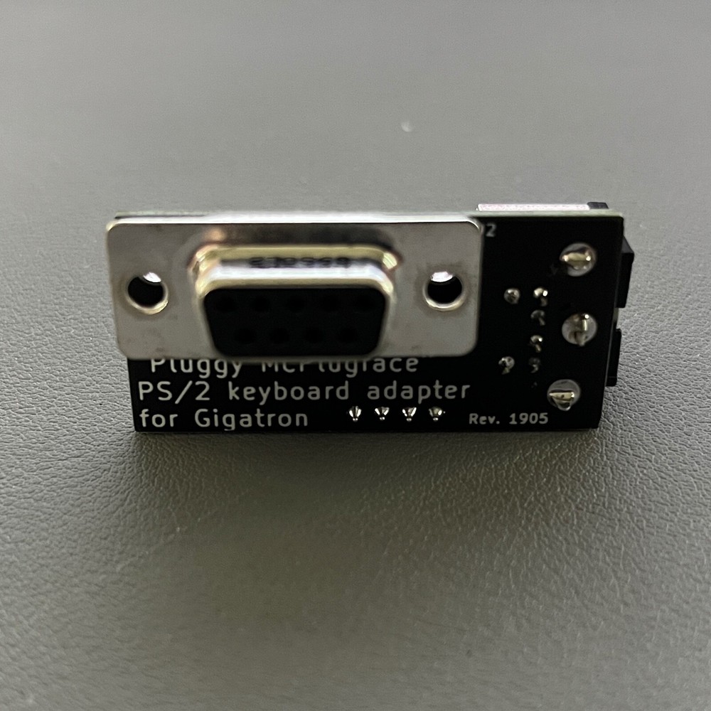 Fully Assembled Gigatron 8 Bit TTL Micro Computer with Pluggy McPlugface Adapter