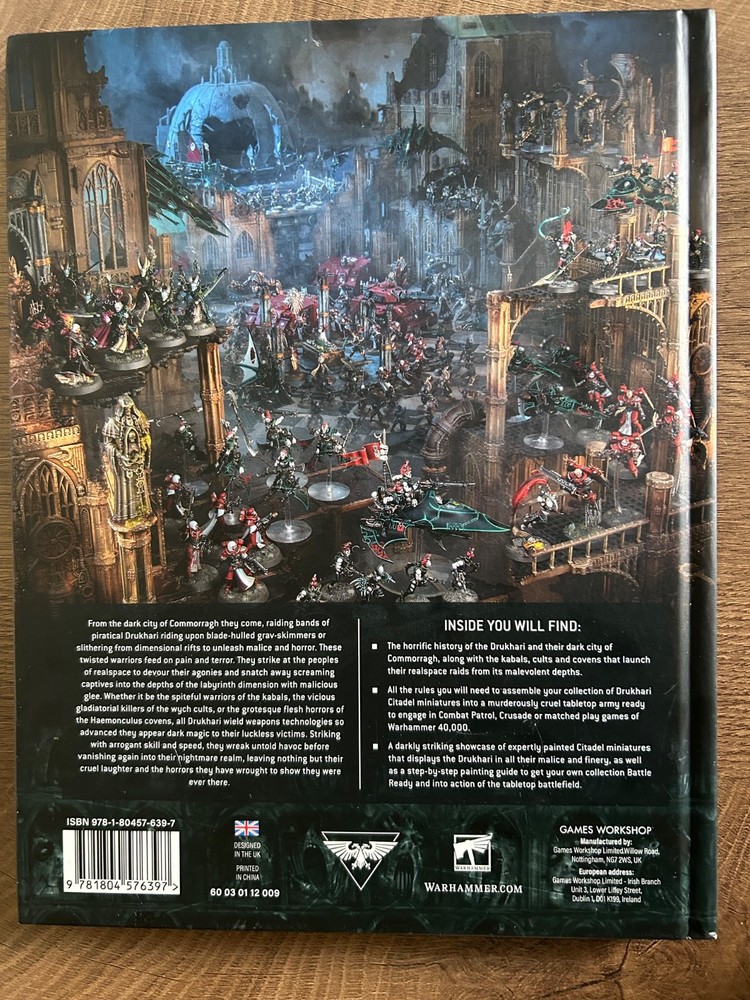 Warhammer 40k: Drukhari Codex