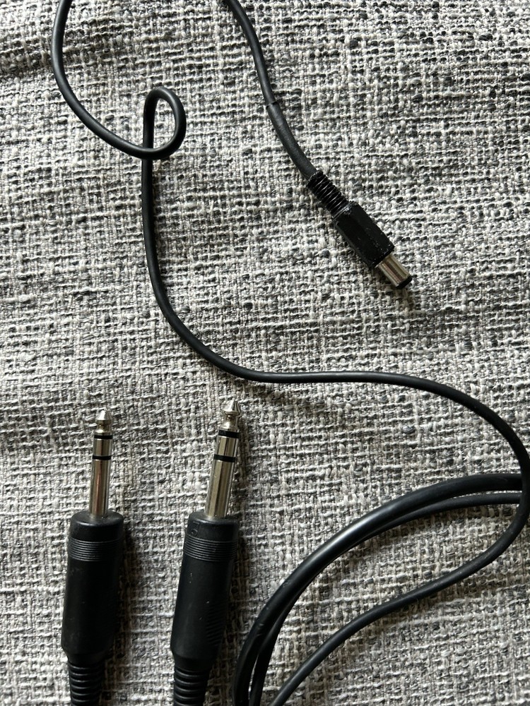 FLIGHTCOM BLACKHAWK 5DX AVIATION HEADSET NICE CONDITION