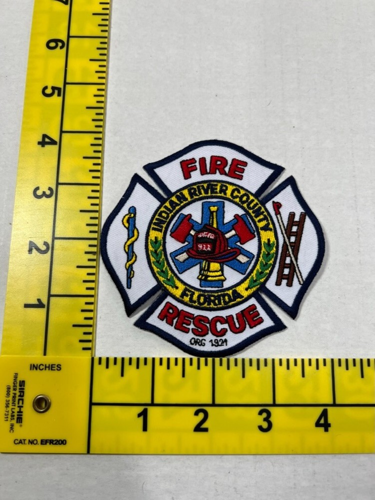 Indian River County Florida Fire Rescue 1921 Shoulder Patch
