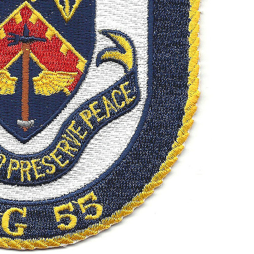 USS Elrod FFG-55 Guided Missile Frigate Ship Patch