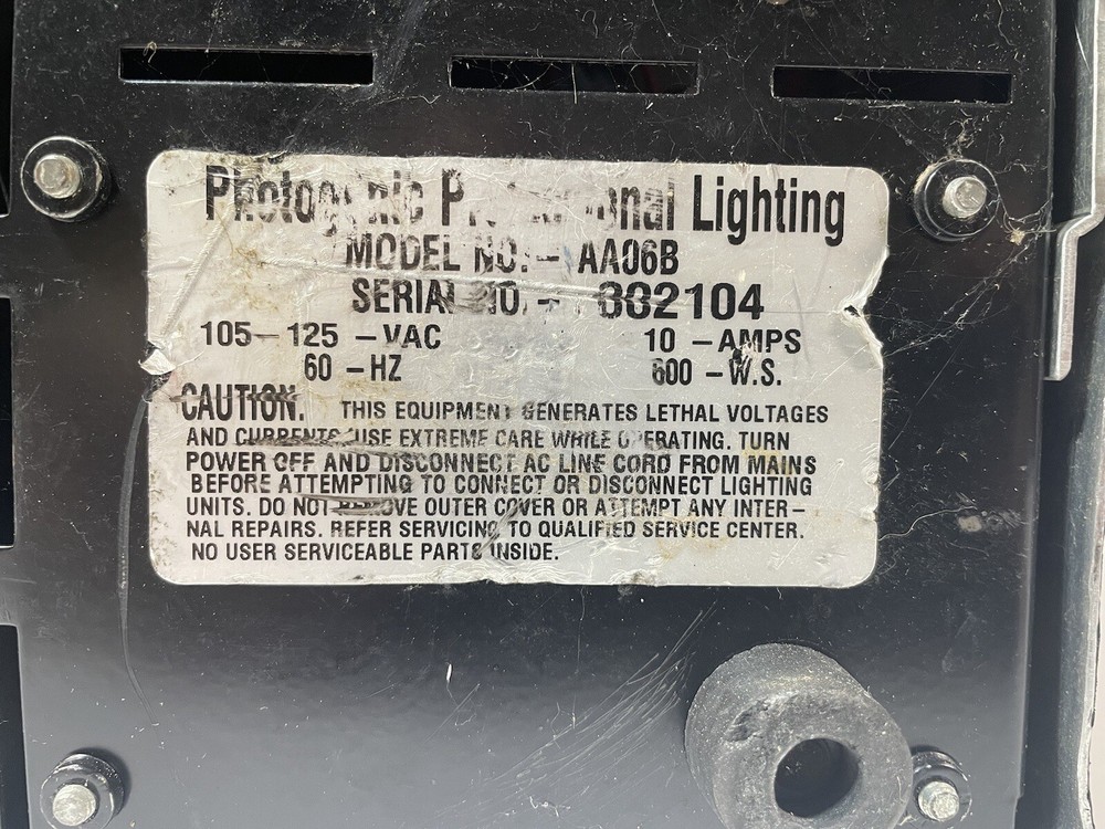 Photogenic Professional Lighting Flashmaster AA06B