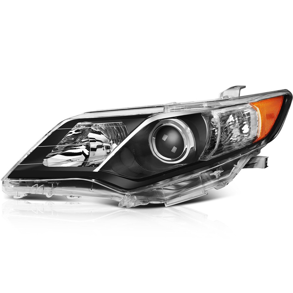 Camry 2012-2014 Black Headlight Assembly Both Sides Replacement