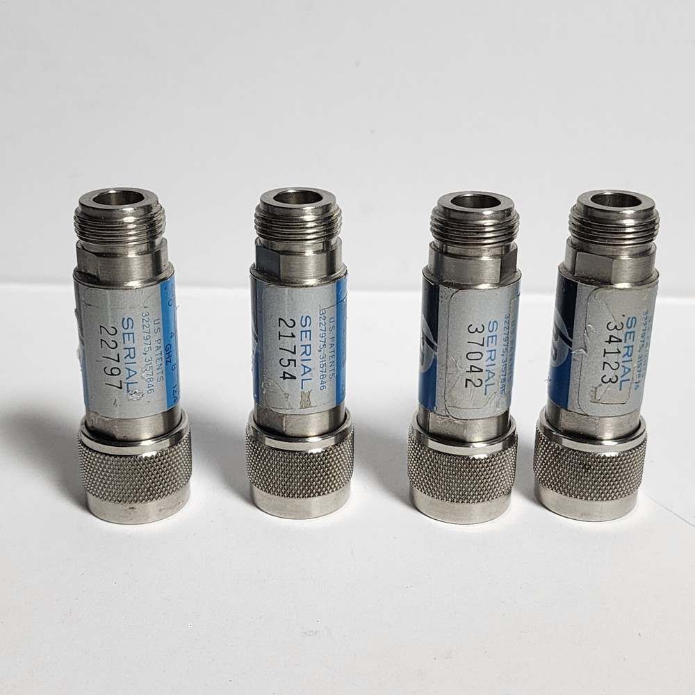 HP 11582A Attenuator Set (8491A 20DB 10DB 6DB 3DB)