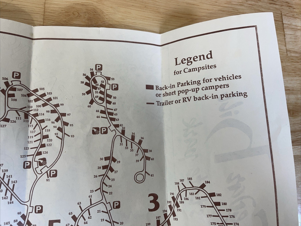 Used Cedar Hill State Park Map