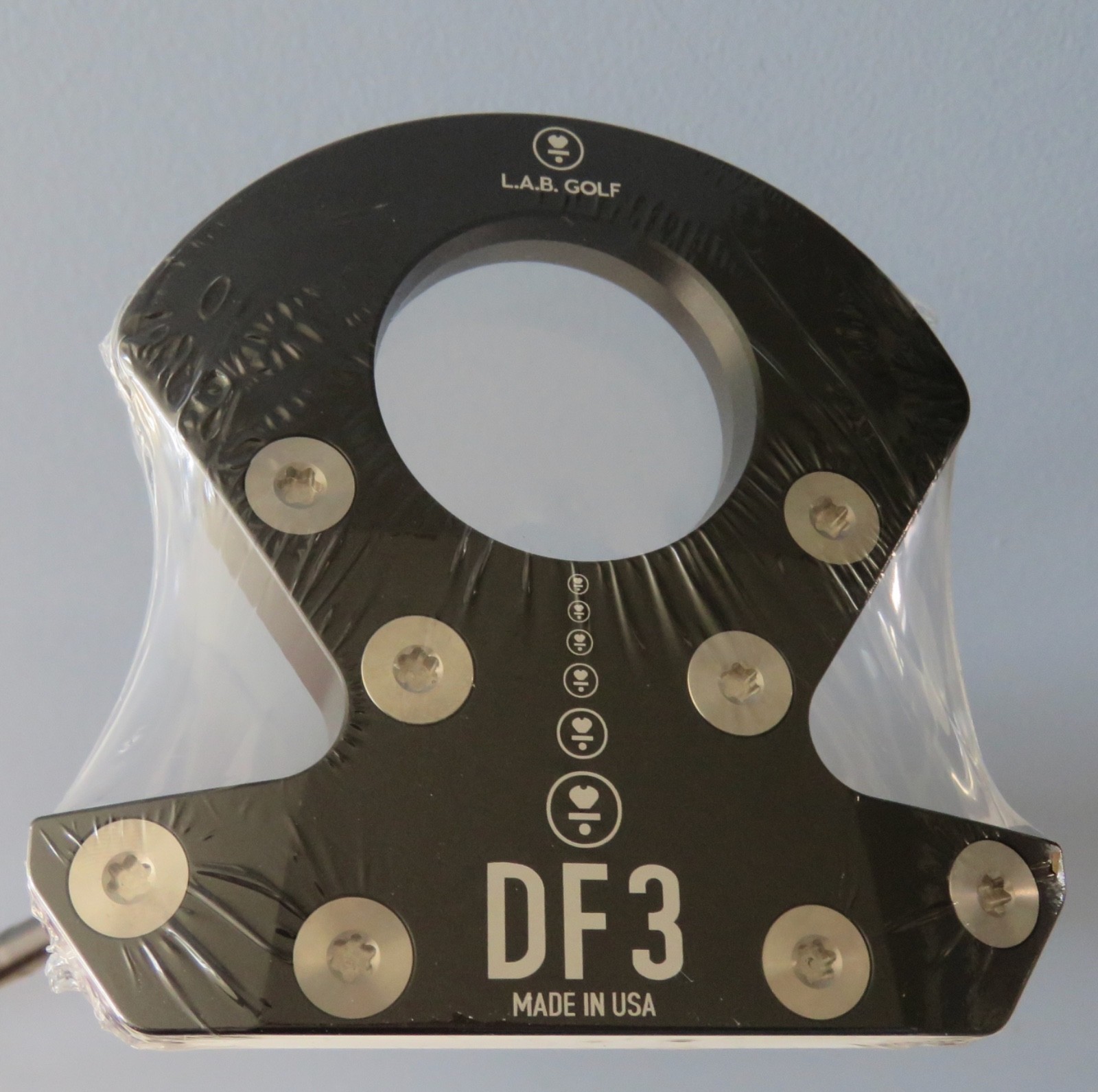 L.A.B. GOLF DF3 PUTTER 35.5" 69° Black Steel-No Torque Shaft-Press Pistol 2°Grip