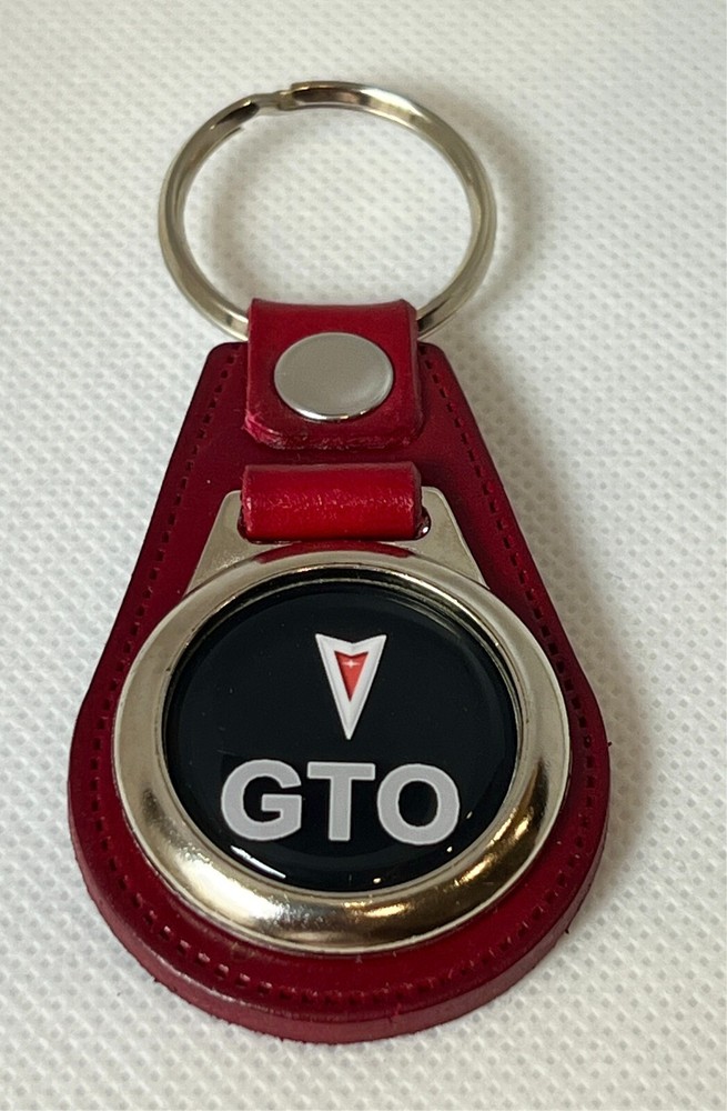 RED GTO PREMIUM LEATHER KEYCHAIN