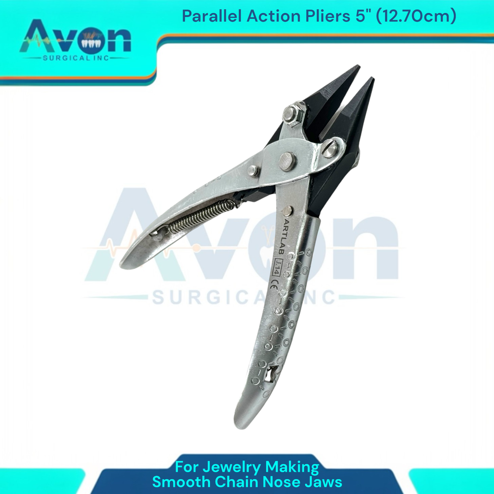 Parallel Action Pliers with Adjustable Nylon Jaws + Smooth Chain Nose (2PK)