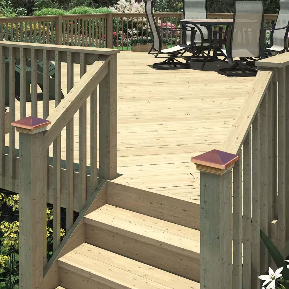 3-Step Ground Contact Pressure-Treated Pine Stair Stringer