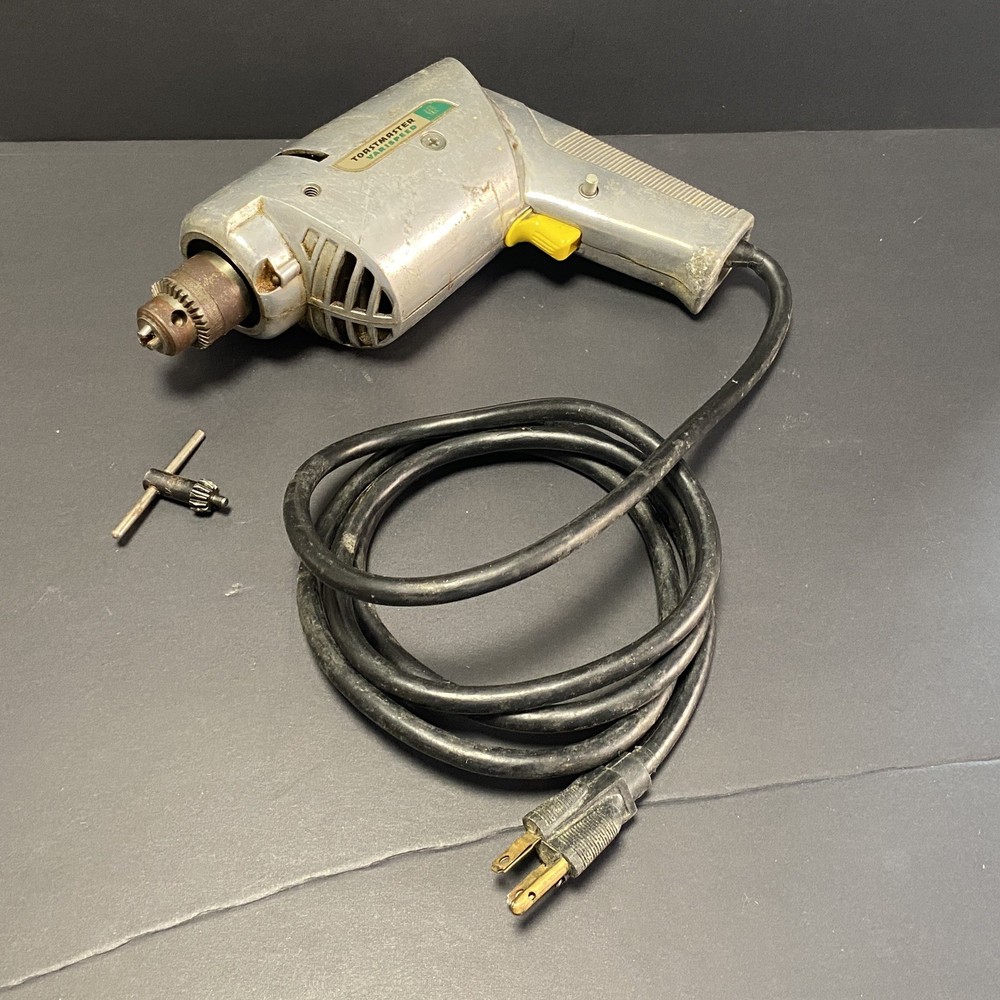 Toastmaster Varispeed Drill Model 5451 Power Tool Case Model 5651 Chuck Working