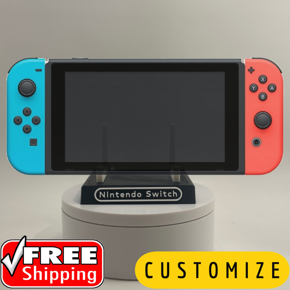 Nintendo Switch Display/Stand/Holder - DISPLAY ONLY (Customize Colors)
