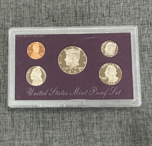 1992-S U.S. Mint Clad Proof Set in Original Box