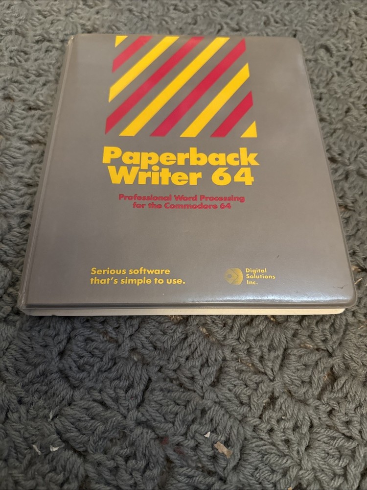 Digital Solutions Software Paperback Writer 64 Complete Commodore 64 C64