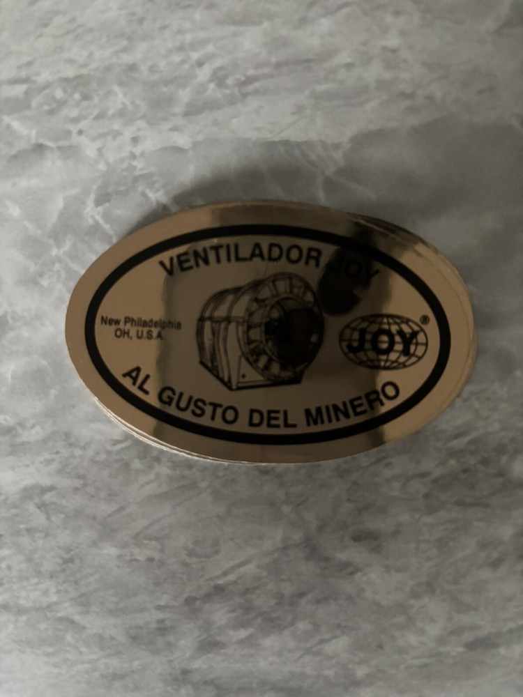 JOY  MINING STICKERS Item  5 In 2025