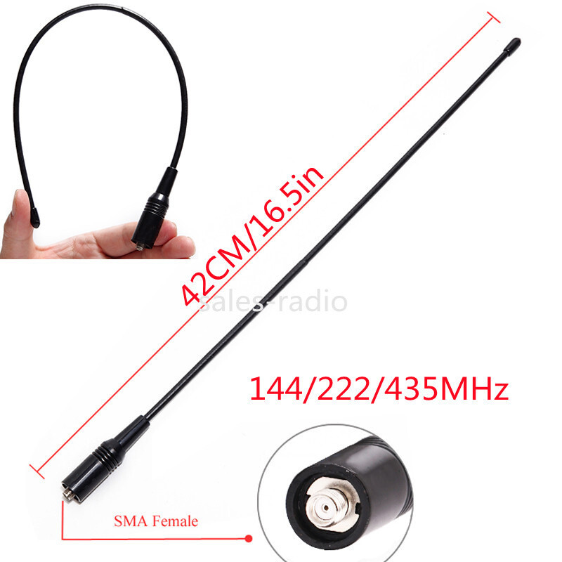 SMA-Female Tri-Band Antenna Baofeng UV-5R III UV-82 III BF-A58S UV-S9 PLUS Radio