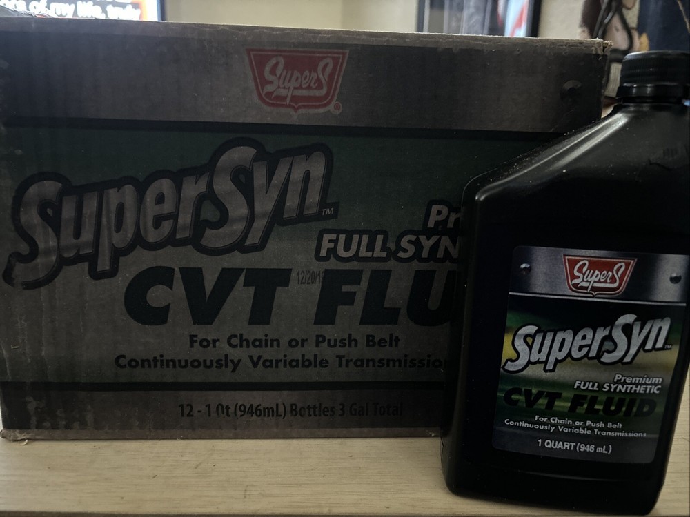 (12-Pack) SuperSyn Full Syn Continuously Variable Transmission CVT Fluid (1 Qt)
