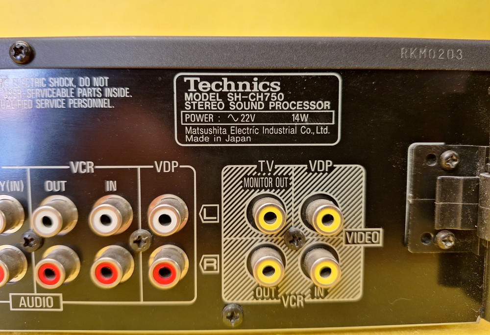 Technics SH-CH750 Stereo Sound Processor DSP Sound Field Processing unit Working
