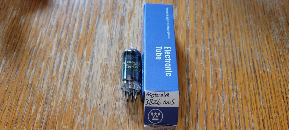 (4) Motorola NOS 3BZ6 Vacuum Tubes Tested