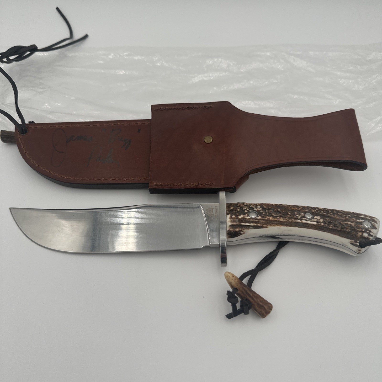 Bulldog Brand Bowie Stag Knife Limited Edition Handmade New