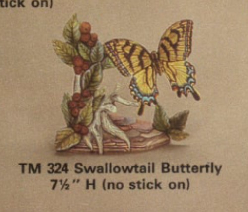 Swallowtail Butterfly ceramic bisque to paint