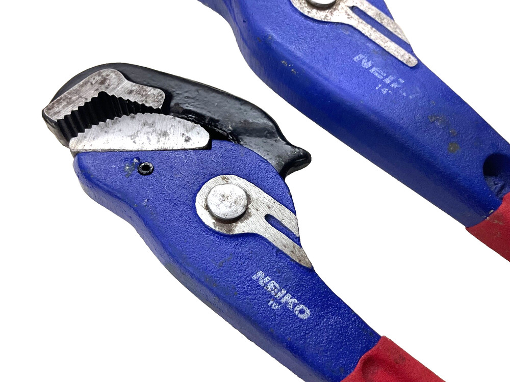 NEIKO TOOLS 10” & 14” SELF-ADJUSTING PIPE WRENCH SET
