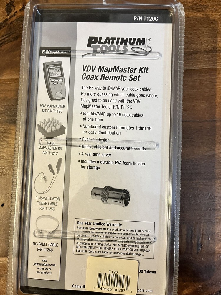 PLA-T120C,Platinum Tools Coax Remote Set