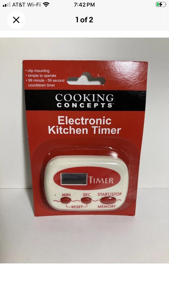 Timer Kitchen Baking Cooking Boil Eggs Electronic Kids Timeout School NEW