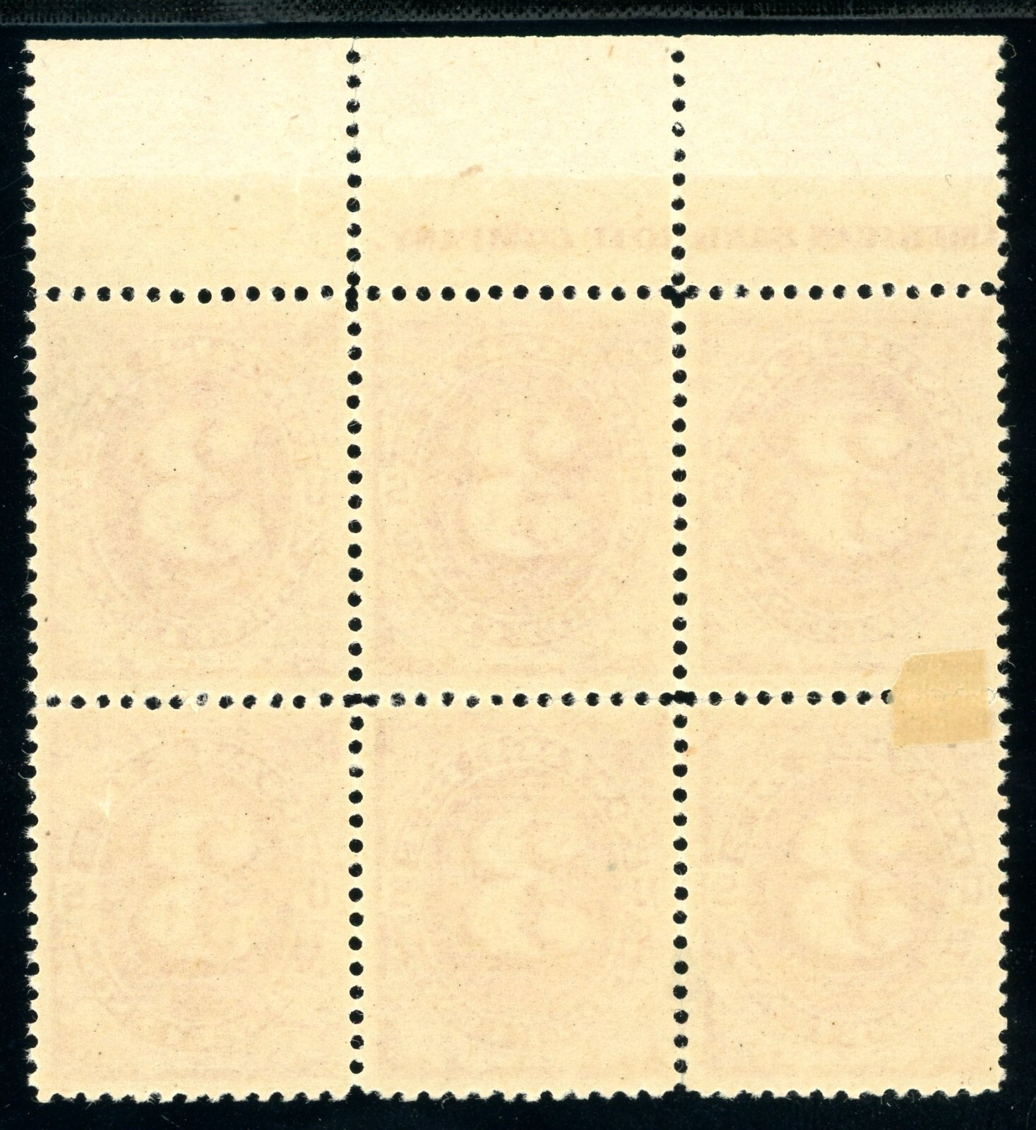 Scott J24 OG NH, HR VF US 1891 Postage Due Imprint Block +Cert Scott $855+