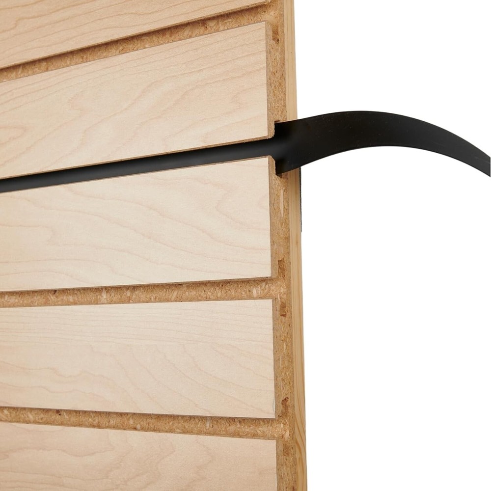 Vinyl Inserts Slatwall Panel Black Shelving Display 130 ft 2 Rolls Decorative
