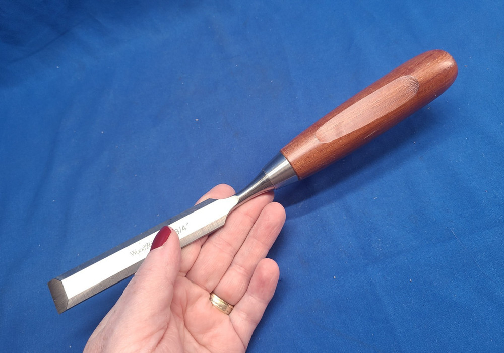 Wood River 3/4" Bent Paring Chisel Excellent CLEAN Sharp