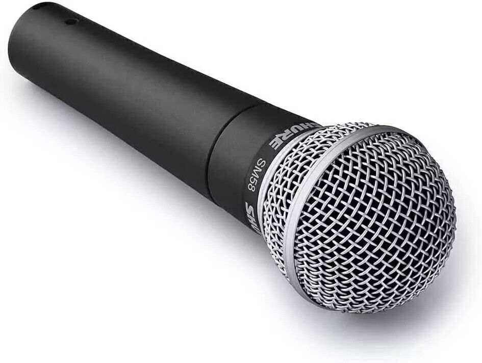 Shure SM58 Dynamic Handheld Vocal Microphone+Stand Adapter+Carrying Case US SHIP