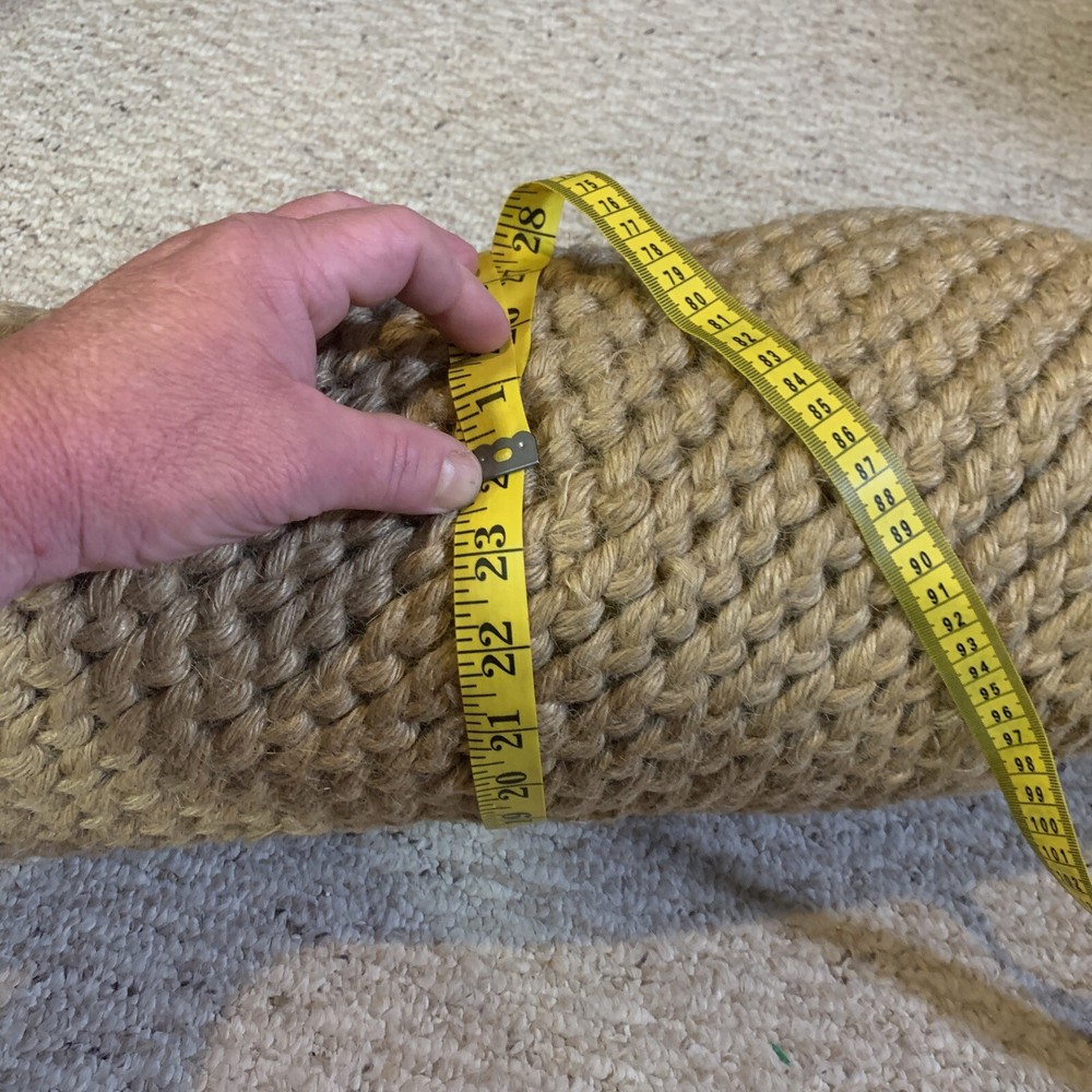 Maritime Pillow Rawhide Rope Ships Decor