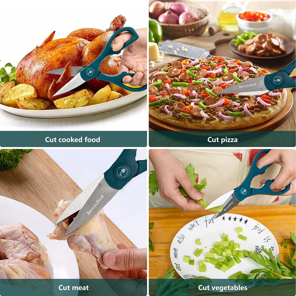 Berry&Bird Kitchen Shears Scissors Stainless Steel Multi Functional Cutting Tool