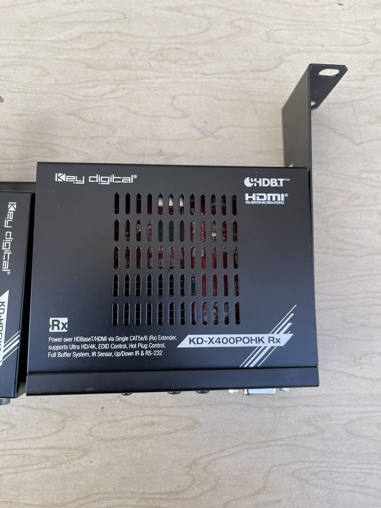 Key Digital KD-BKTCHPN Rack Mount Bracket with Extra Equipment