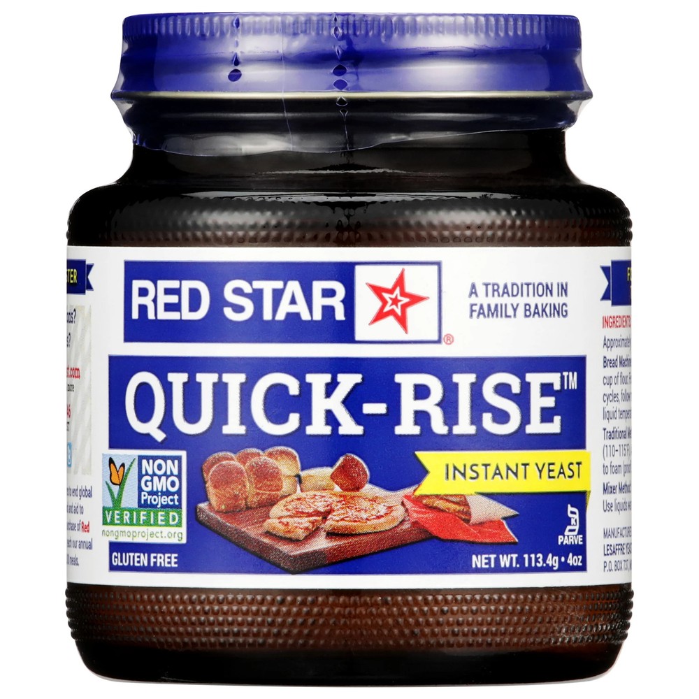 Baking Yeast Red Star Quick Rise 4 oz Jar