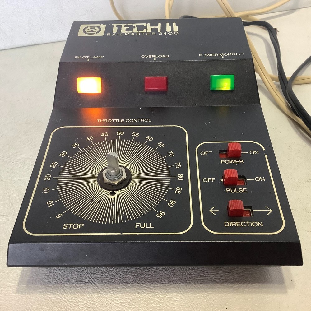 Tech II 2 Railmaster 2400 Railroad Model Control Please Read