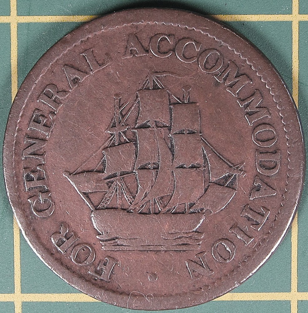 Canada Anonymous half penny token AM-1A4