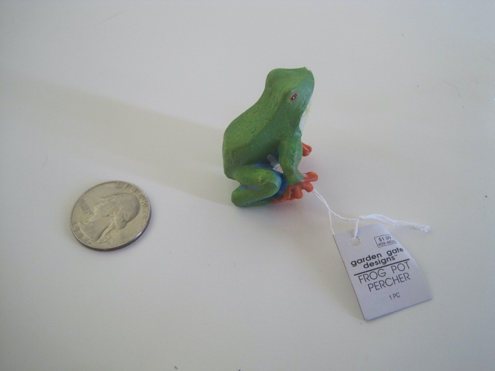 Frog Pot Percher Garden Gate Designs NWT
