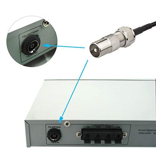 FM Radio Antenna Magnetic Base Radio Bluetooth Stereo Audio Video Receiver