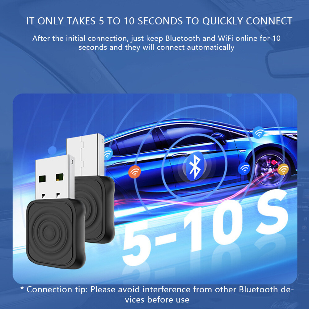 CarlinKit 5.0 MINI Ultra Wireless CarPlay Android Auto Adapter Auto Connectionul