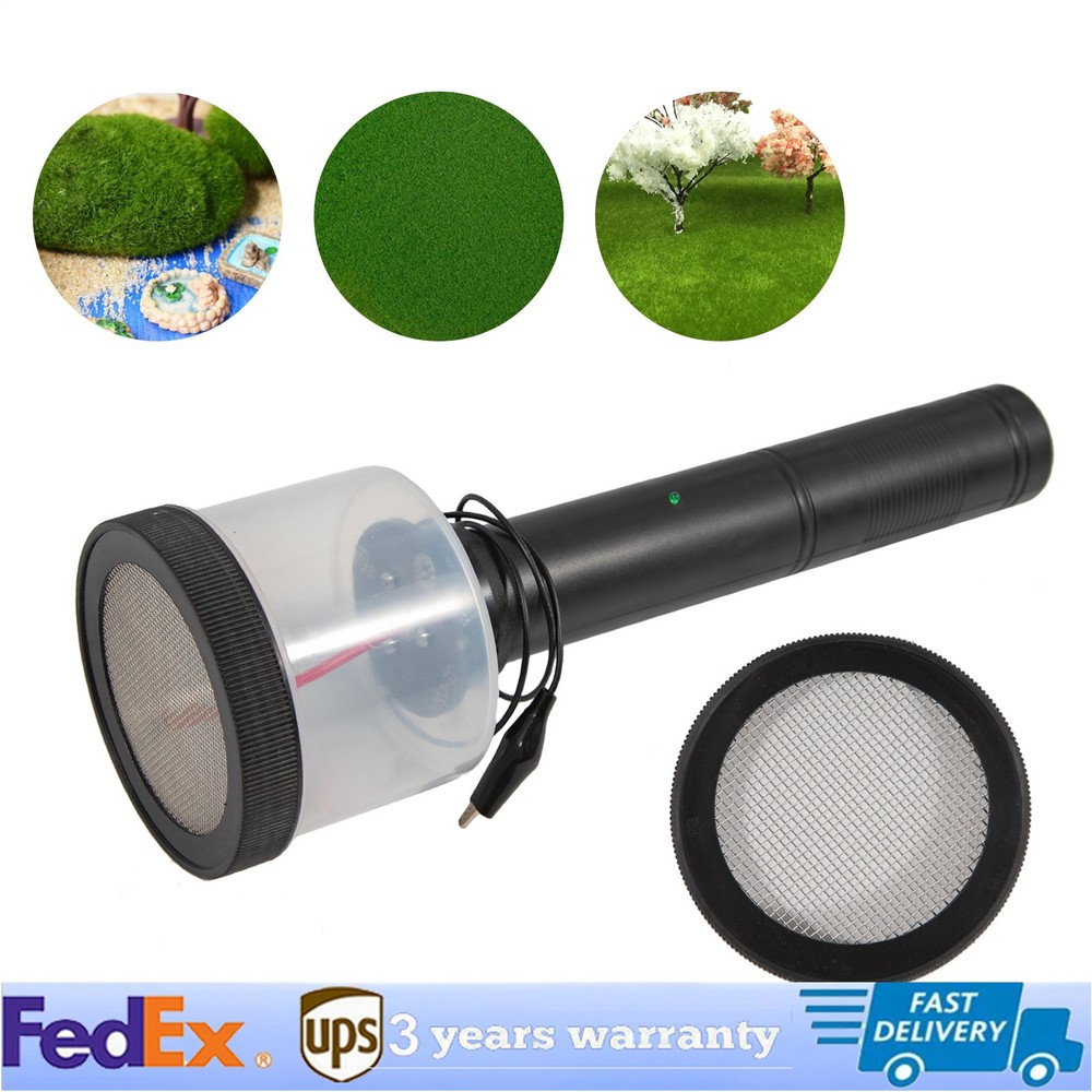 Static Grass Applicator Kit Electrostatic Flock Landscaping Flocking Machine usa