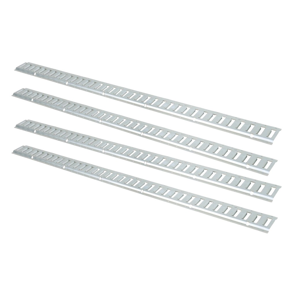 Labwork 4 Pack 6' E Track Tie Down Rail Kit Galvanized Steel For Vans Trailers