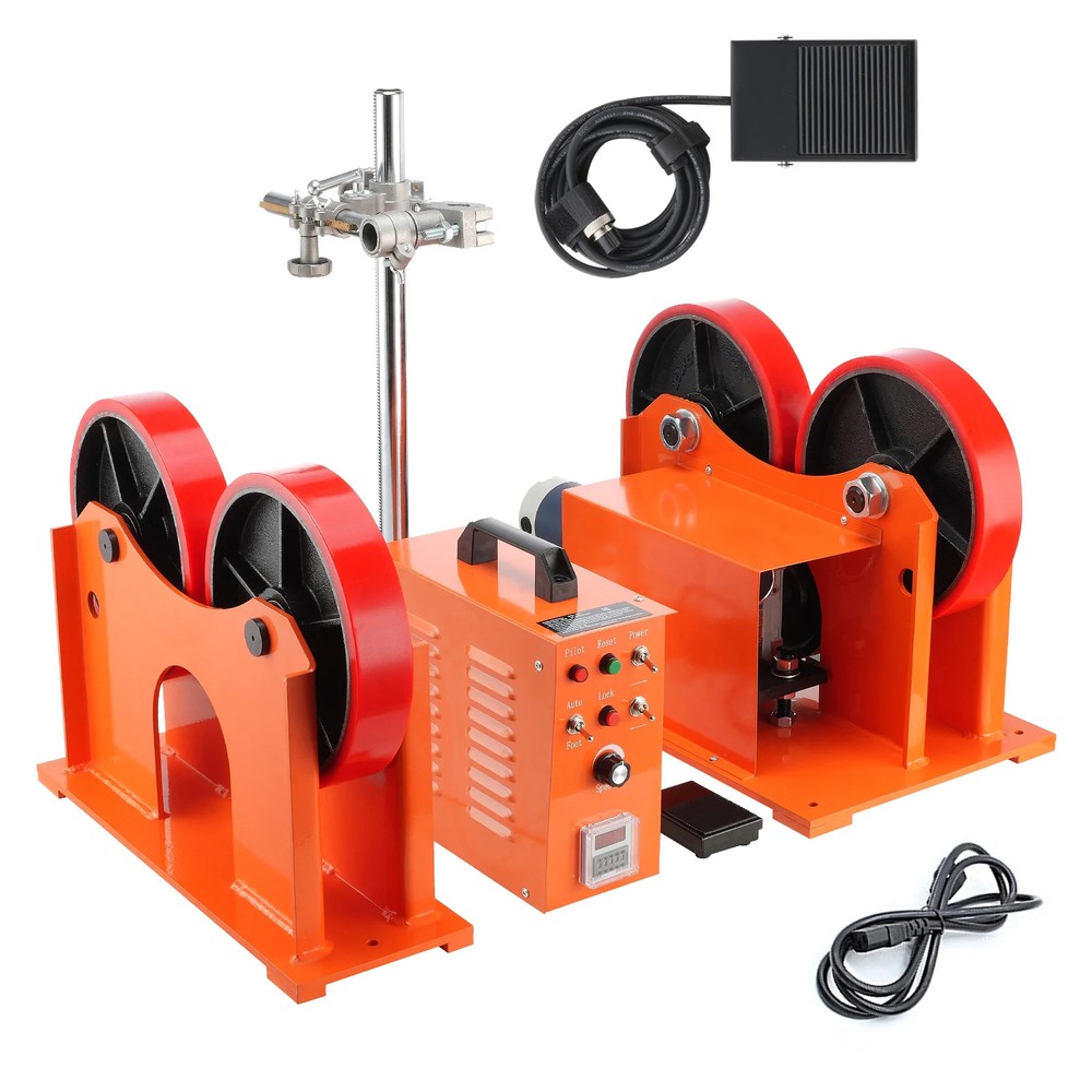 Welding Positioner Turning Roll Linkage Roller 1000KG Loading Welding Turning