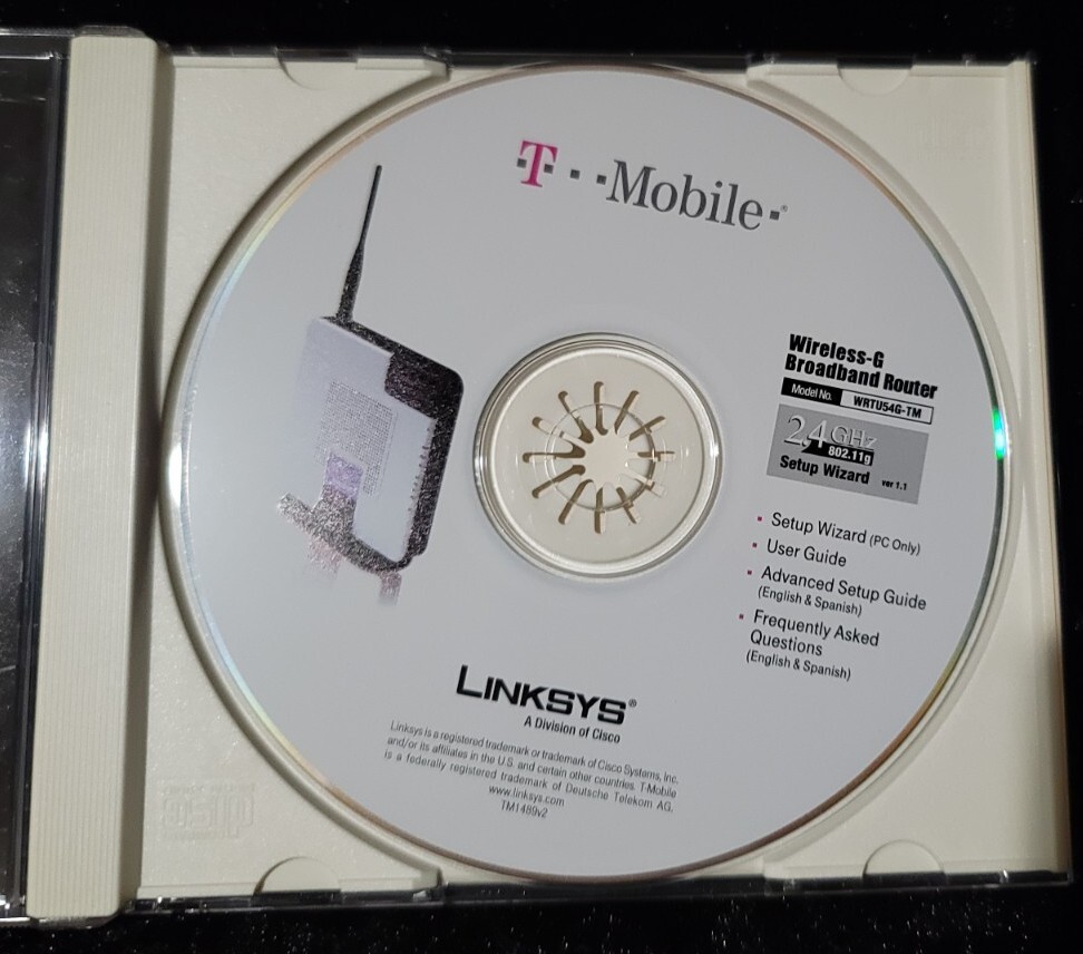 T-Mobile Linksys Disc